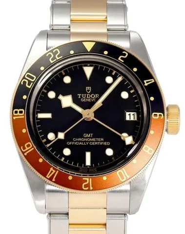 Tudor Black Bay GMT 79833MN-0001 41mm Yellow gold and Stainless steel Black