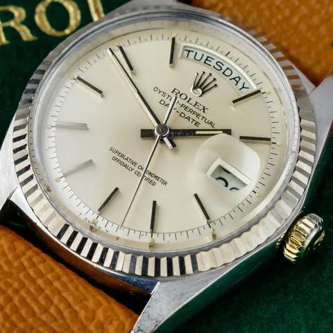 Rolex Day-Date 36 1803 36mm White gold Silver 3