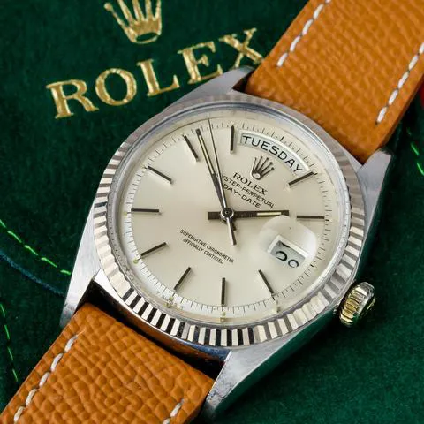 Rolex Day-Date 36 1803 36mm White gold Silver 9