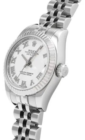 Rolex Lady-Datejust 179174 26mm Stainless steel White 1