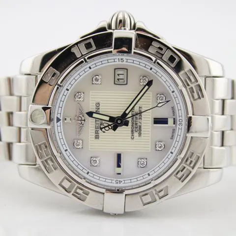 Breitling Galactic A71356 32mm Stainless steel Mother-of-pearl