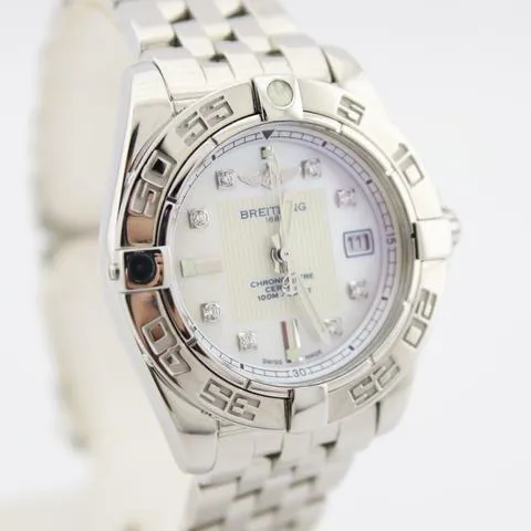 Breitling Galactic A71356 32mm Stainless steel Mother-of-pearl 4