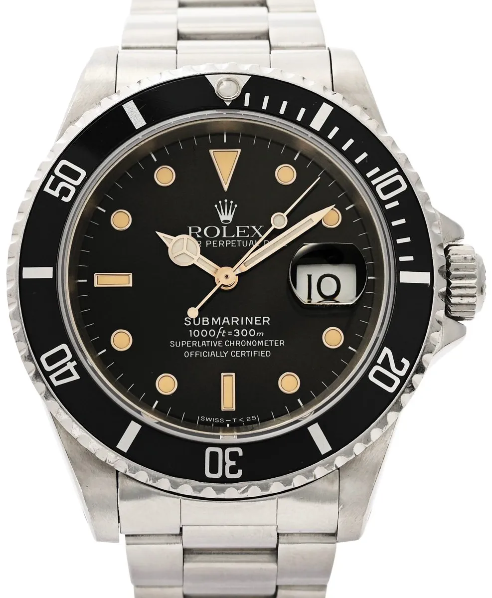 Rolex Submariner 16610 40mm Stainless steel Black