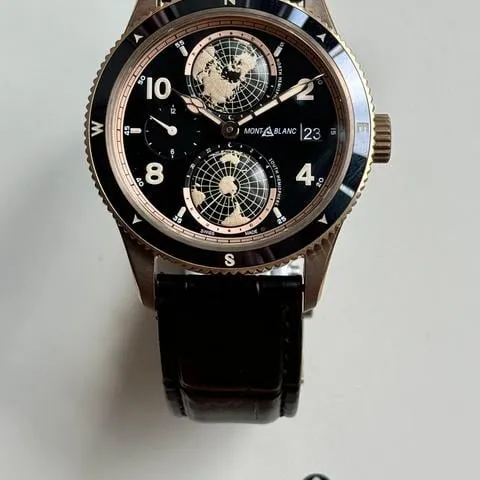 Montblanc 1858 119347 42mm Bronze Black