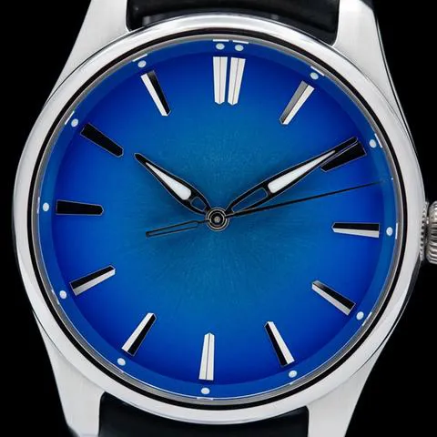 H. Moser & Cie. Pioneer 3200-1217 40mm Stainless steel Blue 1