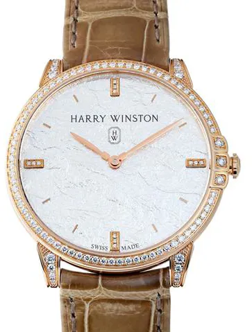 Harry Winston Midnight MIDQHM39RR004 39mm Rose gold Silver