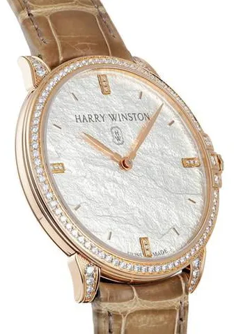 Harry Winston Midnight MIDQHM39RR004 39mm Rose gold Silver 1