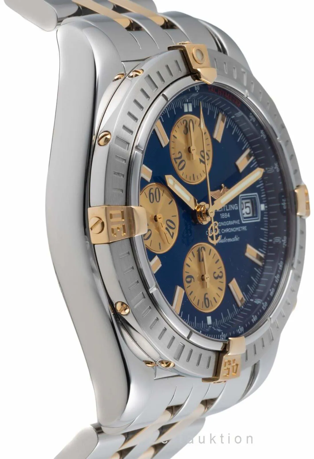 Breitling Chronomat B13356 44mm Yellow gold and Stainless steel Blue 6