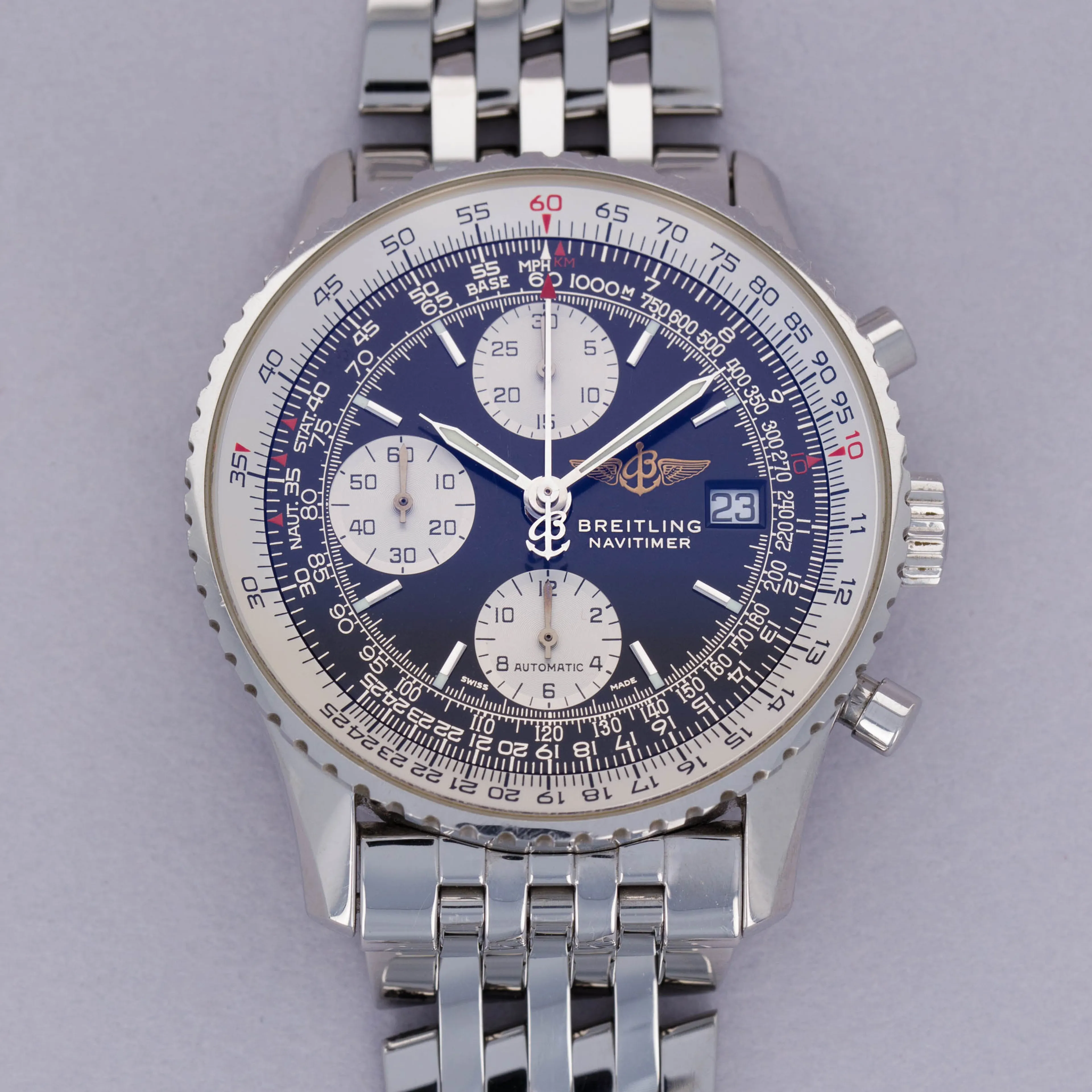 Breitling Navitimer A13322 41.5mm Stainless steel Black