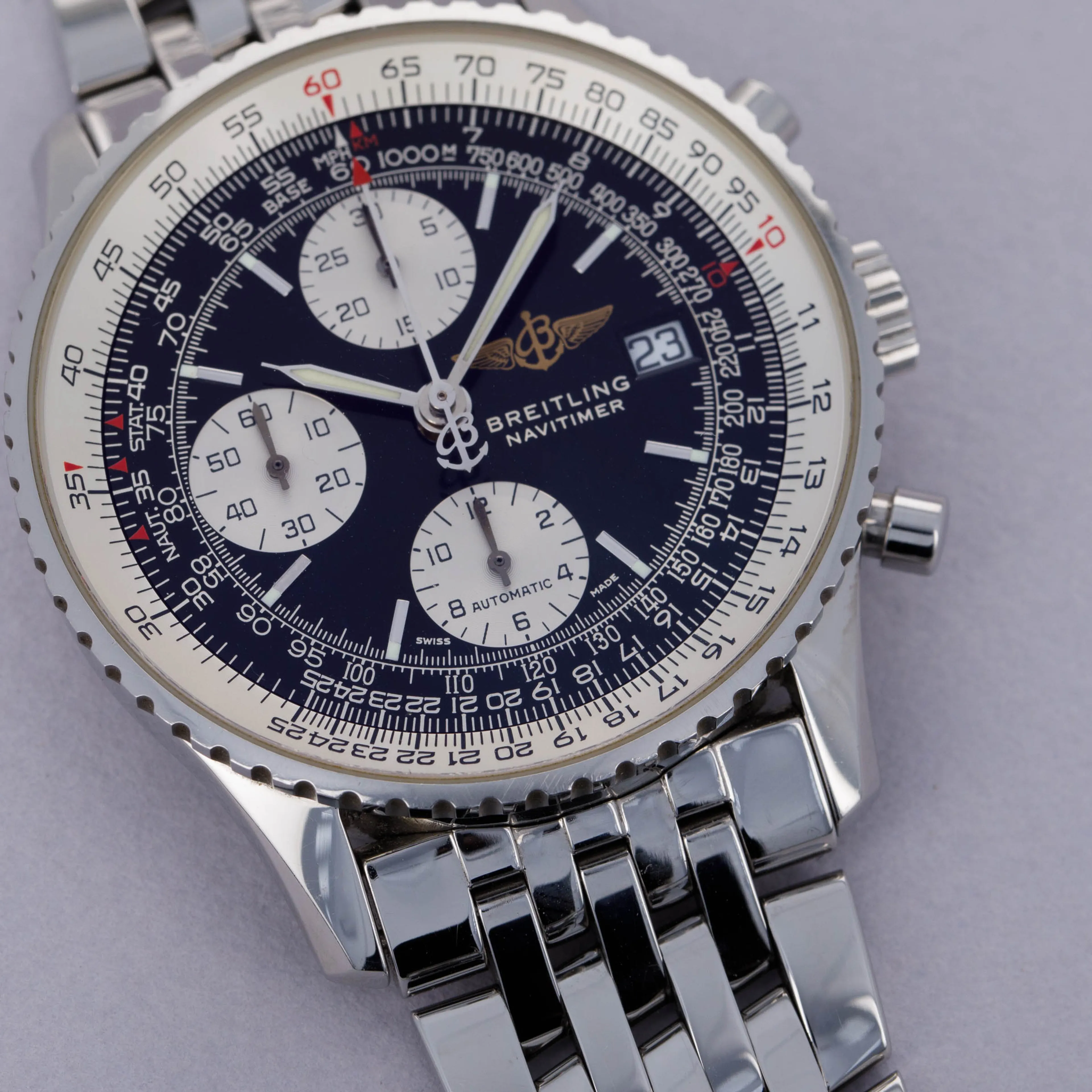 Breitling Navitimer A13322 41.5mm Stainless steel Black 1