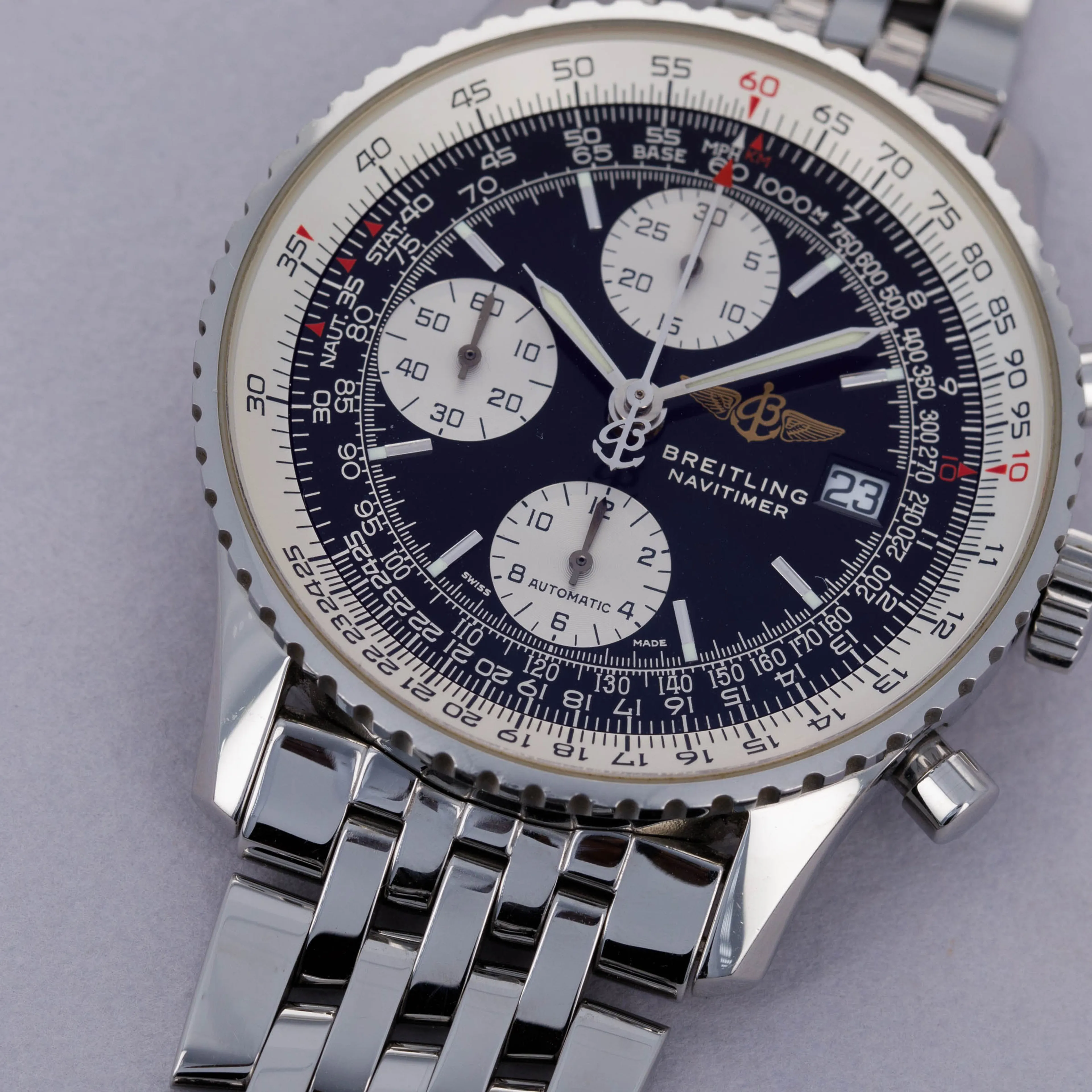 Breitling Navitimer A13322 41.5mm Stainless steel Black 2