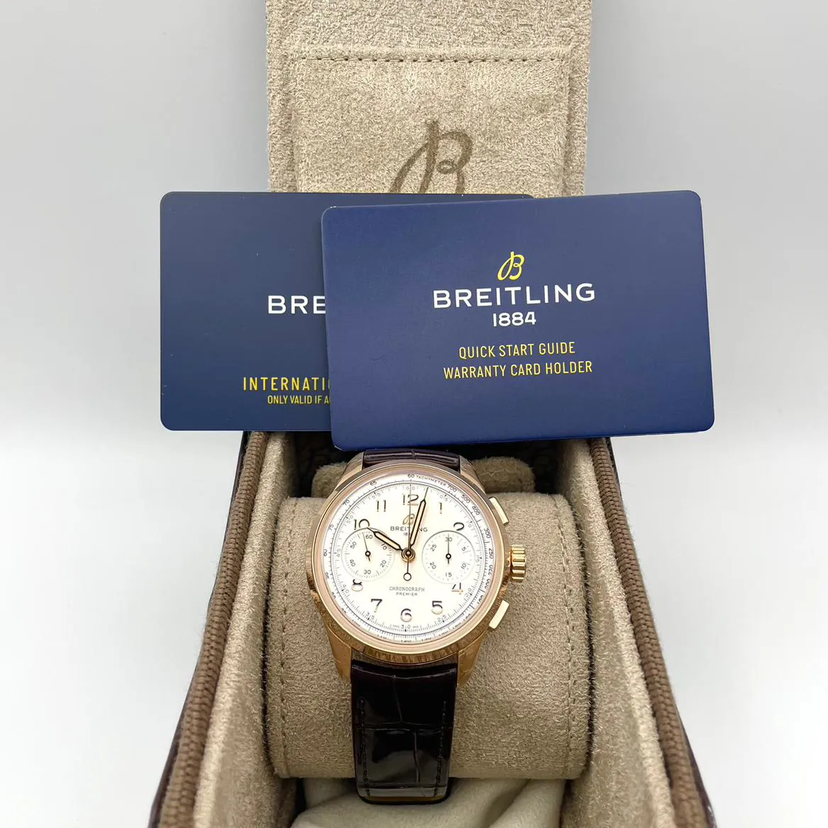 Breitling Premier RB0930371G1P1 40mm Rose gold Silver 5