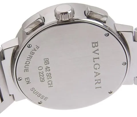 Bulgari Bulgari BB42SSCH BB42SSCH 42mm Stainless steel Black 5