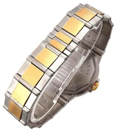 Bulgari Diagono LCV35SG 36mm Yellow gold and Stainless steel Black 6