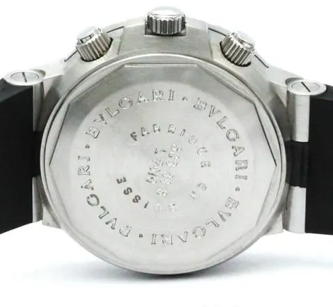 Bulgari Diagono SCB38S 38mm Stainless steel Black 6