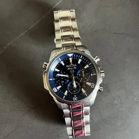 Bulova Marine Star 96B256 43mm Stainless steel Blue