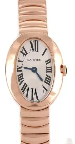 Cartier Baignoire W8000015 19mm Rose gold Silver