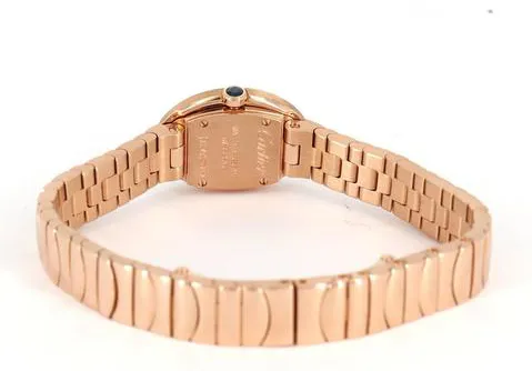 Cartier Baignoire W8000015 19mm Rose gold Silver 4