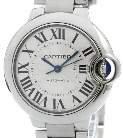 Cartier Ballon Bleu W6920071 33mm Stainless steel White