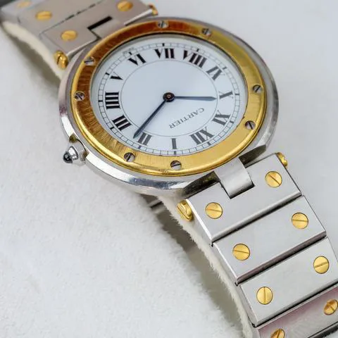 Cartier Santos 8191 31mm Yellow gold and Stainless steel White 5