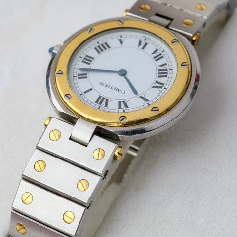 Cartier Santos 8191 31mm Yellow gold and Stainless steel White 6