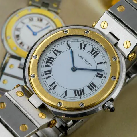 Cartier Santos 8191 31mm Yellow gold and Stainless steel White 7