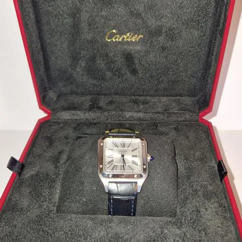 Cartier Santos Dumont WSSA0022 43.5mm Stainless steel Silver