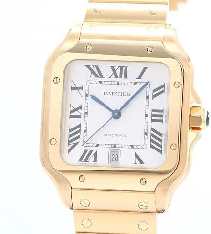 Cartier Santos WGSA0029 Yellow gold Silver