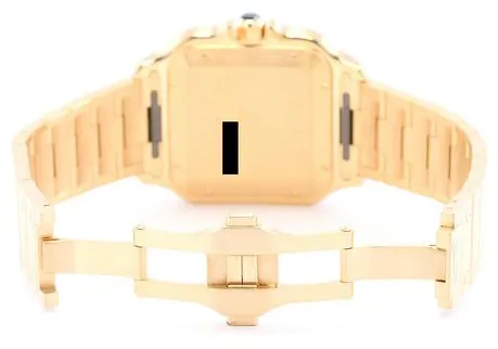 Cartier Santos WGSA0029 Yellow gold Silver 5