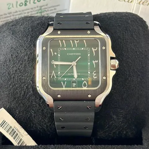 Cartier Santos WSSA0055 40mm Stainless steel Green