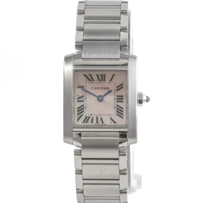 Cartier Tank Française W51028Q3/2384 25mm Stainless steel Rose