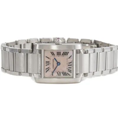 Cartier Tank Française W51028Q3/2384 25mm Stainless steel Rose 1