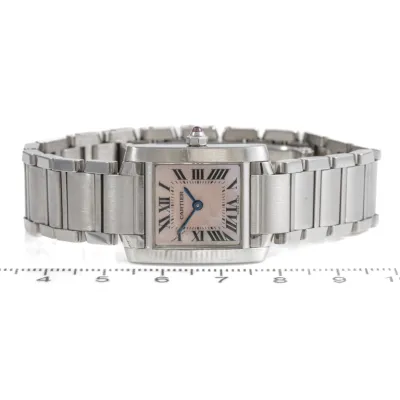 Cartier Tank Française W51028Q3/2384 25mm Stainless steel Rose 3