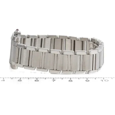 Cartier Tank Française W51028Q3/2384 25mm Stainless steel Rose 5