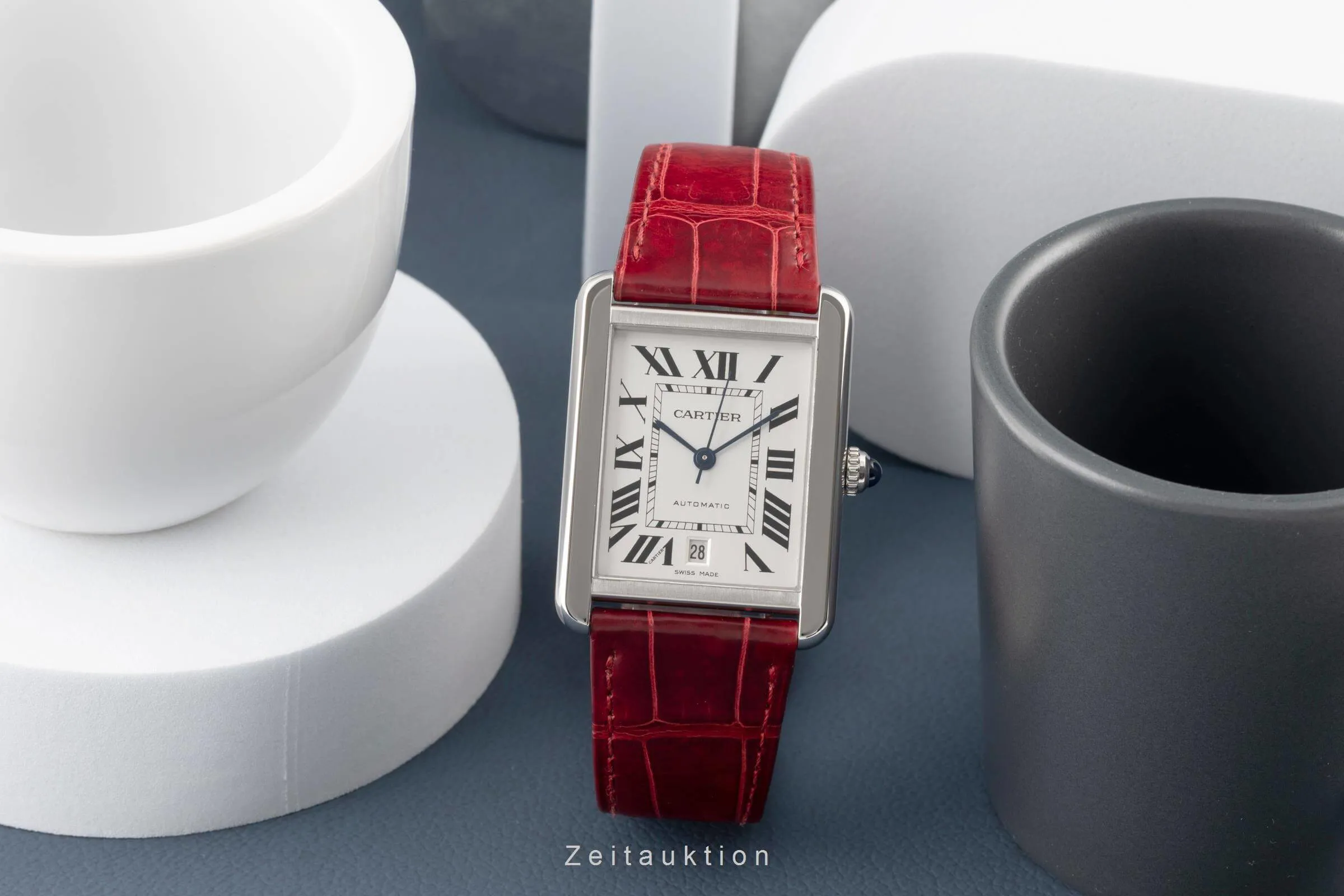 Cartier Tank W5200027 31mm Stainless steel Silver 2