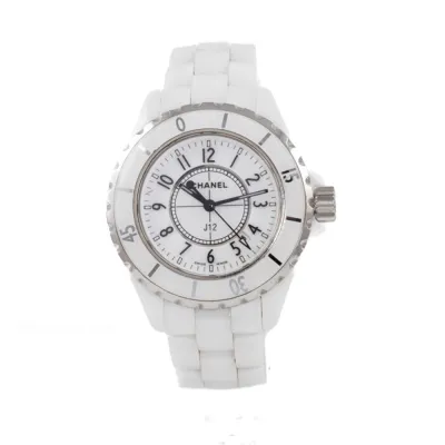 Chanel J12 H0968 33mm White ceramic White