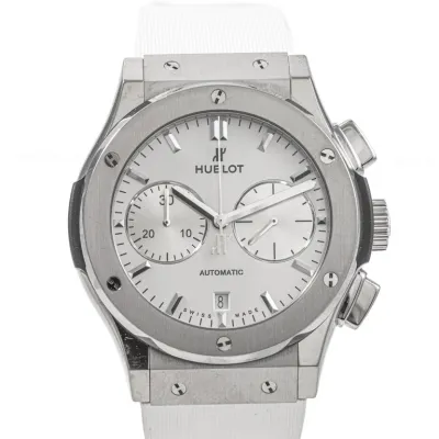 Hublot Classic Fusion 521.NX.2611.LR 45mm Titanium and Stainless steel White