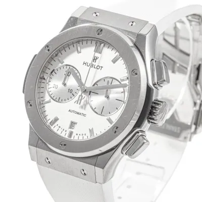 Hublot Classic Fusion 521.NX.2611.LR 45mm Titanium and Stainless steel White 2