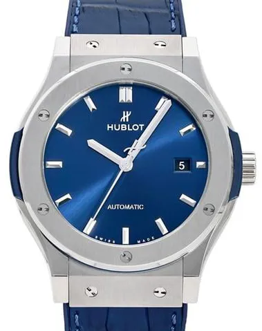 Hublot Classic Fusion Blue 542.NX.7170.LR 42mm Titanium Blue