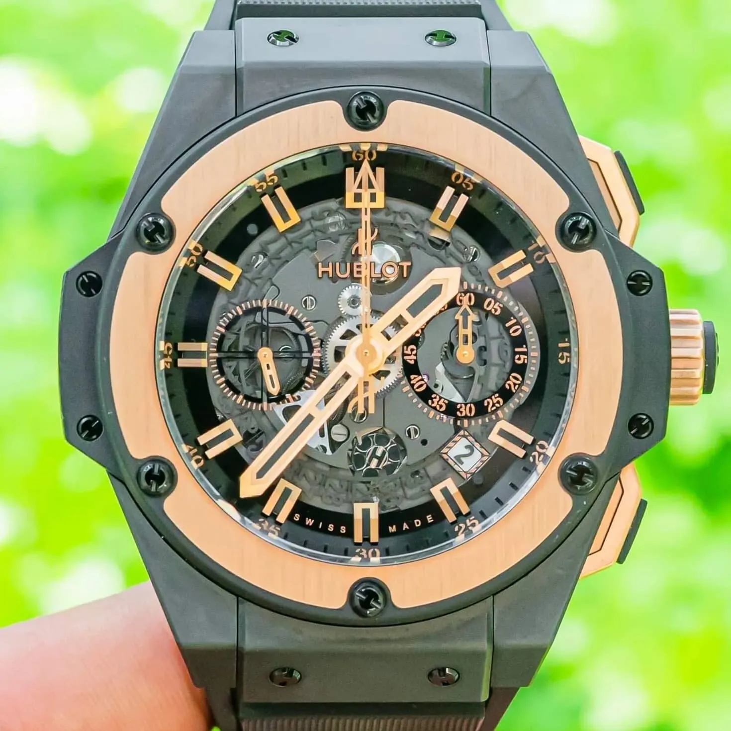 Hublot King Power 701.CO.0180.RX 48mm Ceramic Skeletonized