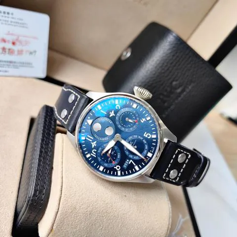 IWC Big Pilot IW503605 46.2mm Stainless steel Blue 1