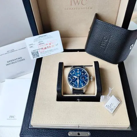 IWC Big Pilot IW503605 46.2mm Stainless steel Blue 5