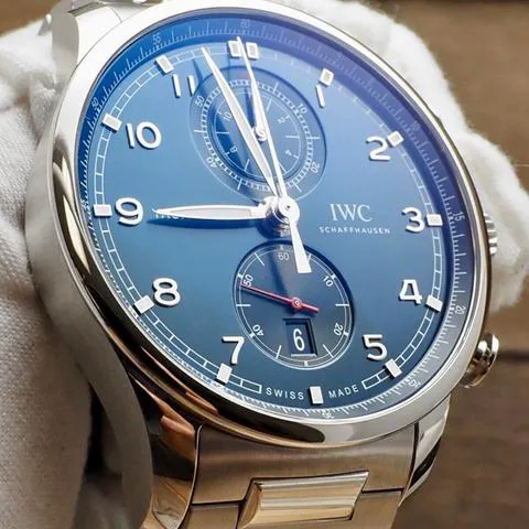 IWC Portugieser IW390701 45mm Stainless steel Blue