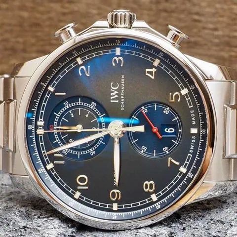 IWC Portugieser IW390701 45mm Stainless steel Blue 6