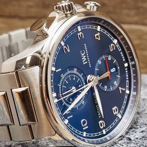 IWC Portugieser IW390701 45mm Stainless steel Blue 7