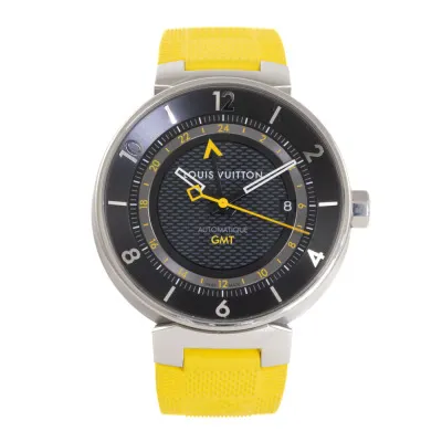 Louis Vuitton Tambour Moon Q8D30 41mm Stainless steel Black