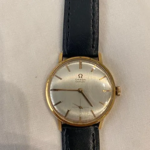 Omega Century 121.014 34mm Yellow gold Silver 5