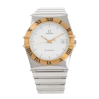 Omega Constellation 396.1070.1 Stainless steel and 18ct yellow gold White