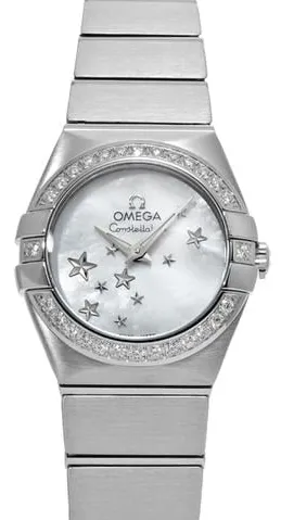 Omega Constellation Quartz 123.15.24.60.05.003 24mm Stainless steel White