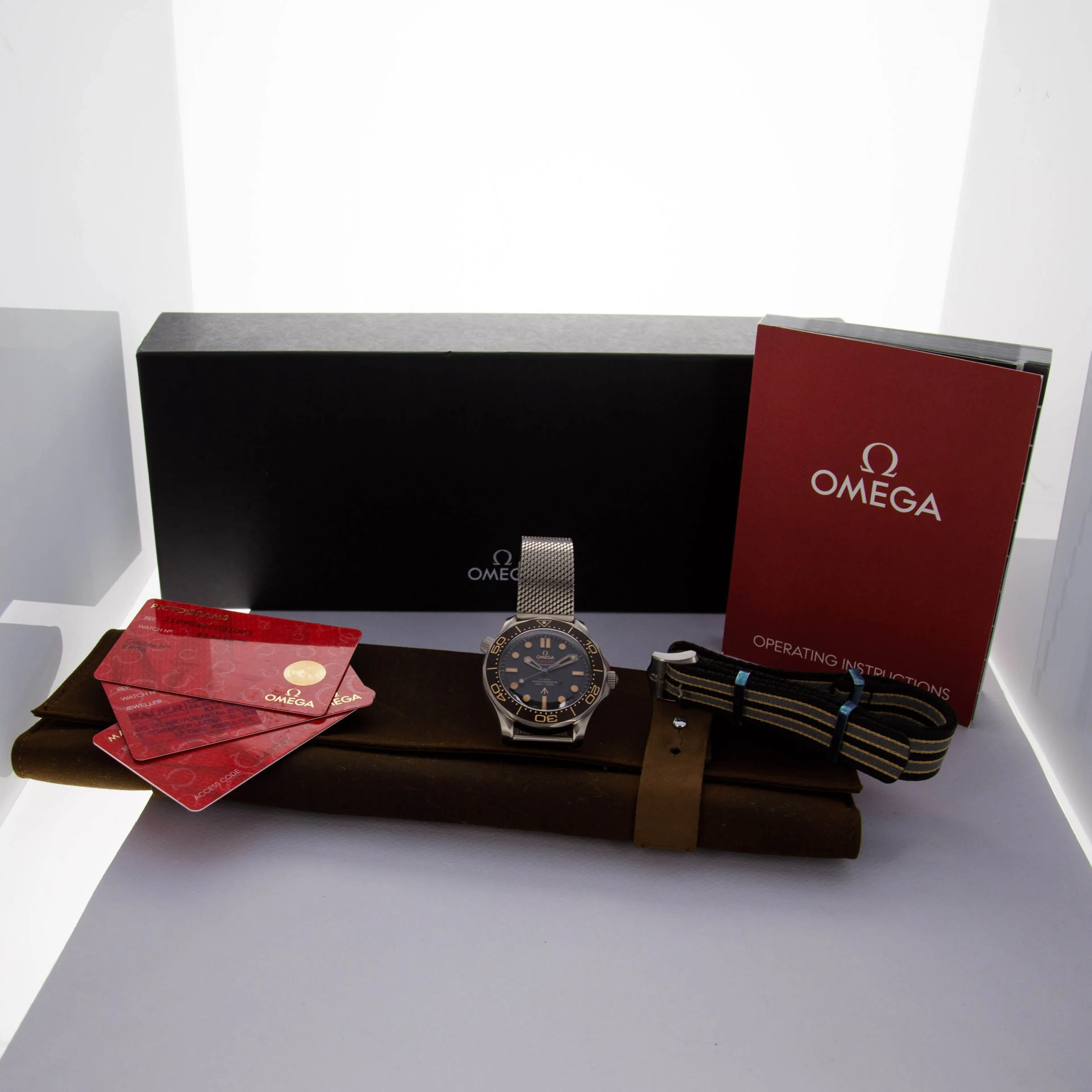 Omega Seamaster Diver 300M 210.90.42.20.01.001 42mm Titanium Brown 13